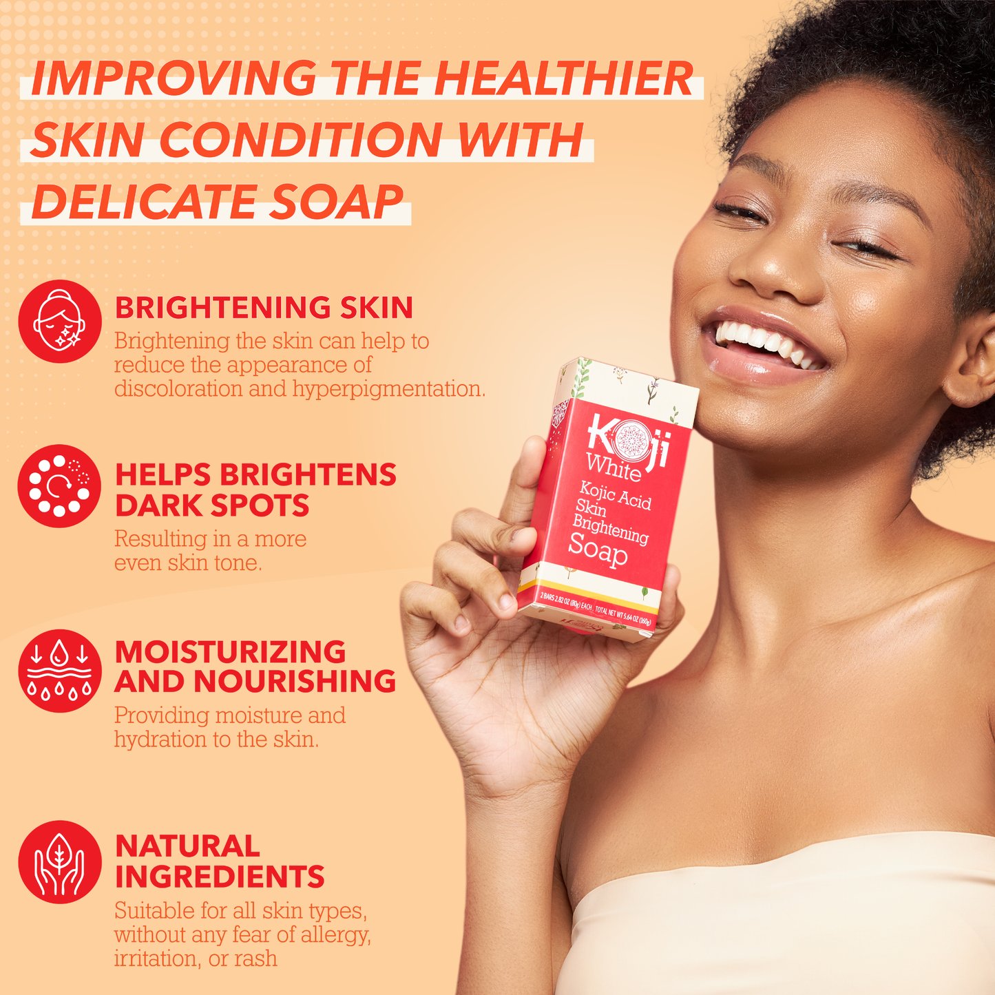 Pure Kojic Acid Skin Brightening Soap