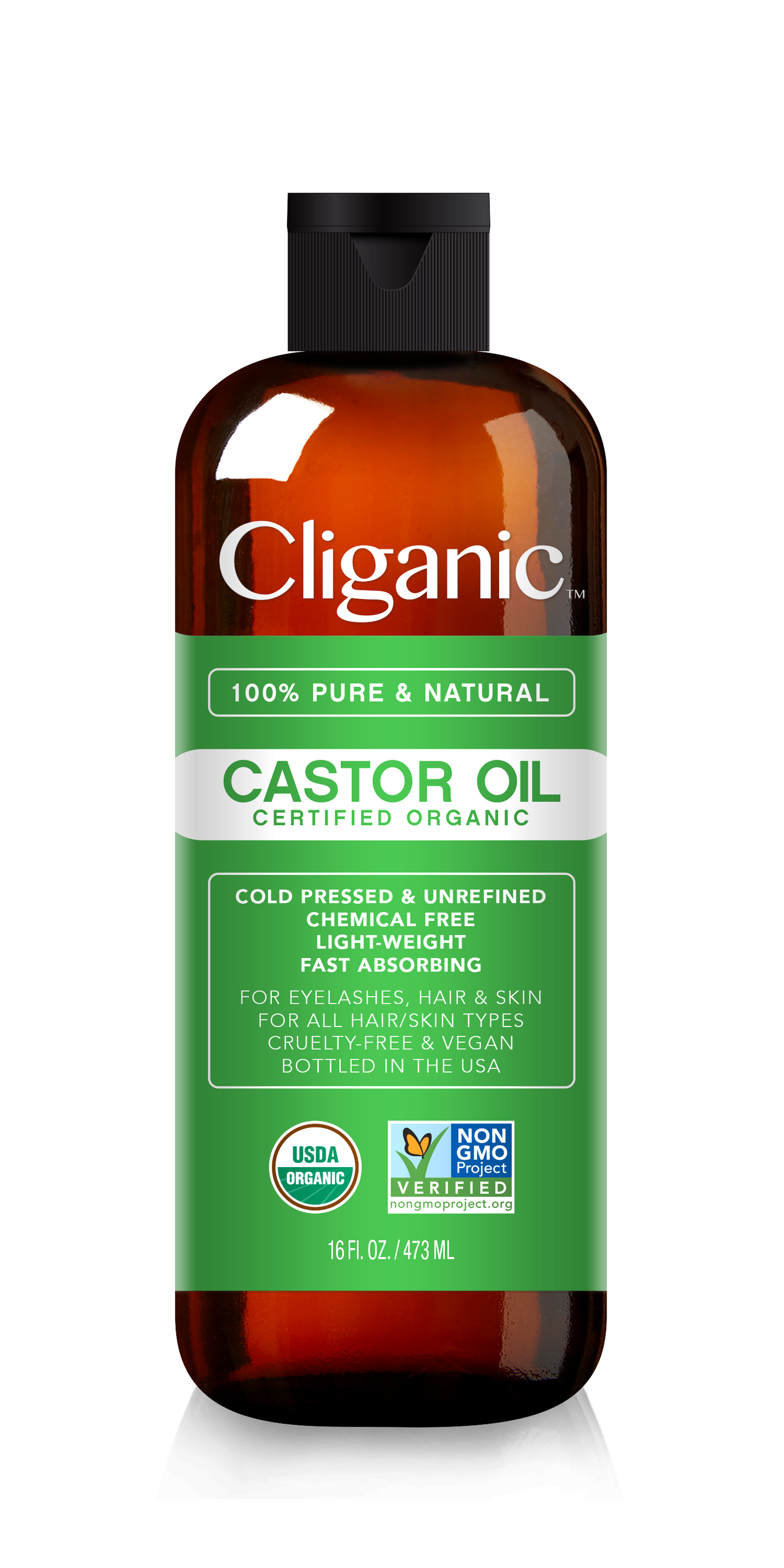 Carrier Oils - Organic Castor Oil: 8oz